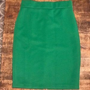 Eloquii Green Skirt polyester spandex